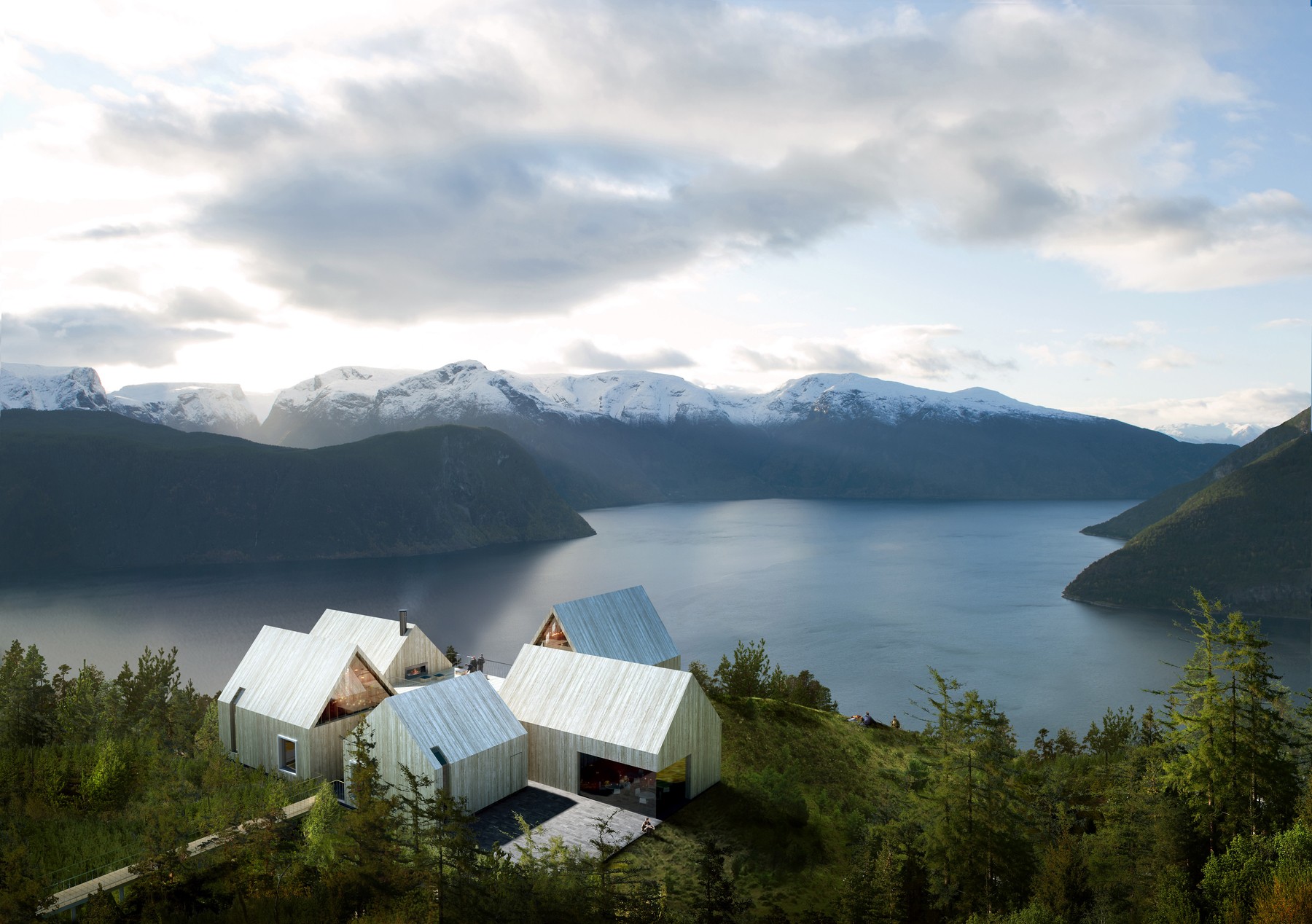 Se våre stilfulle og funksjonelle hytter midt i det vestlandske fjordlandskapet